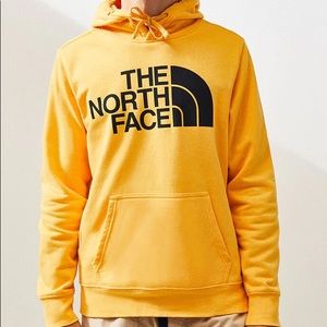 🟨Yellow NorthFace half dome pullover hoodie🟨